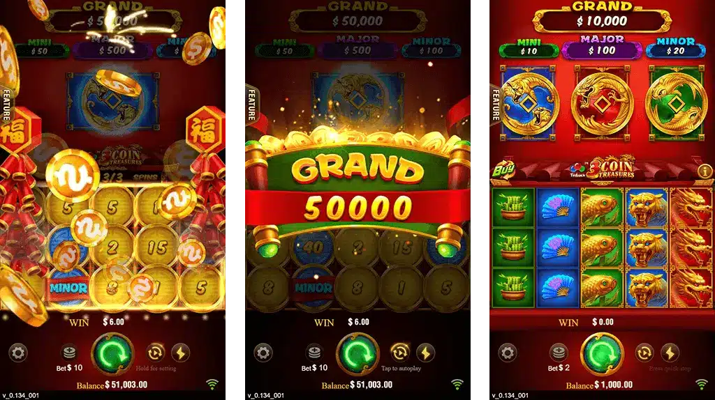 3 Coins 9Winzbonus Bonus